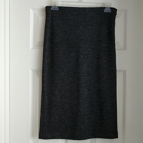Ann Taylor Loft xs charcoal grey pencil skirt - Picture 1 of 4